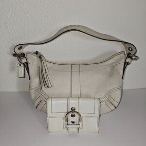 Coach purse and wallet set